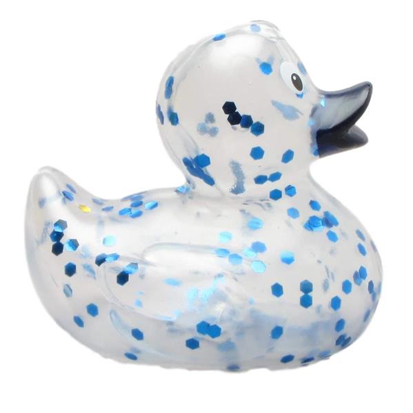 Blue Glitter Duck