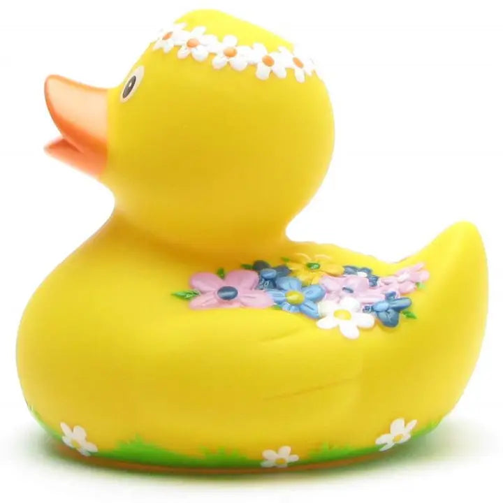 Springtime Flower Duck