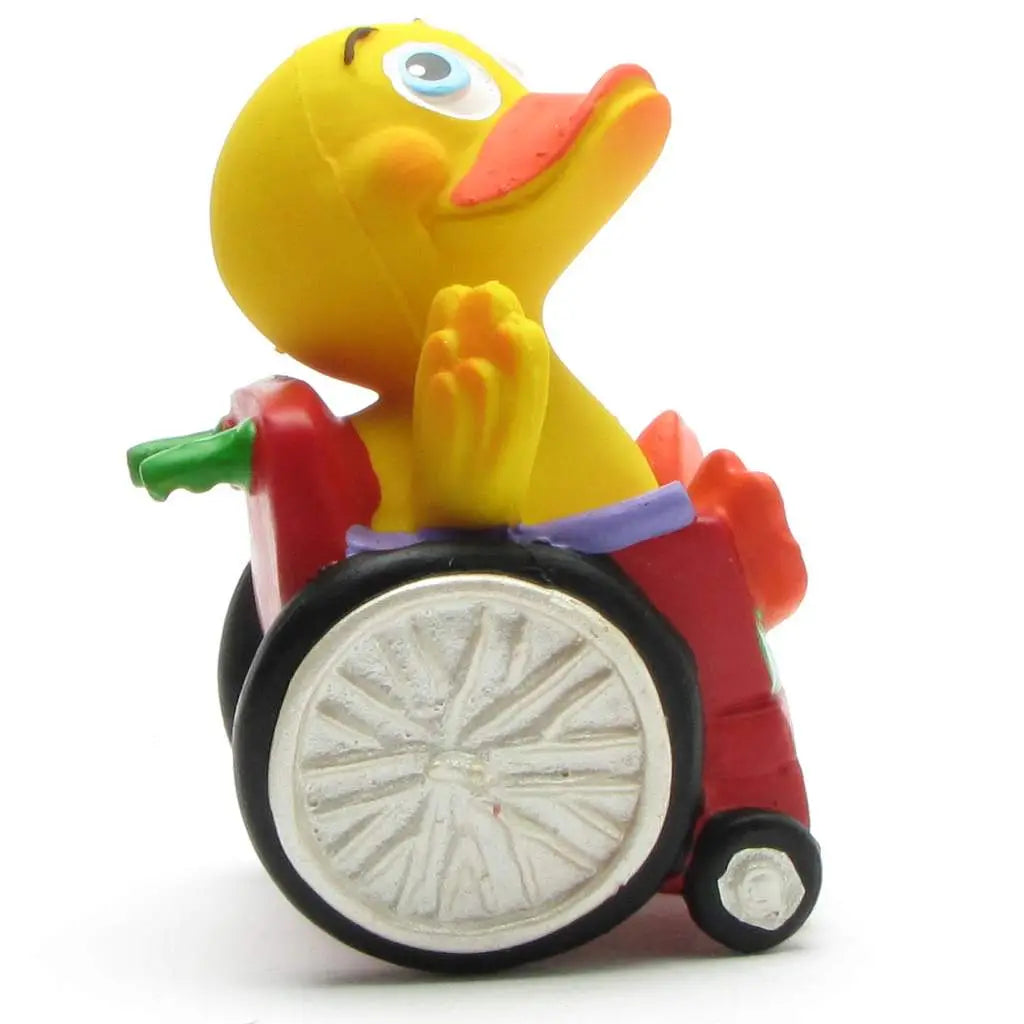 Duck in a Wheelchair by Lanco